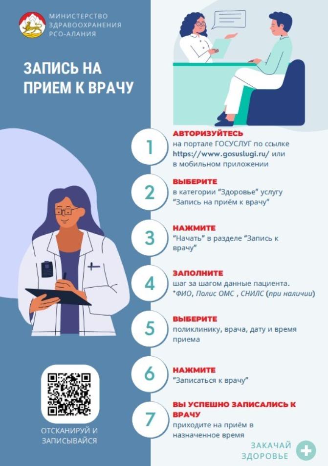 ЗАПИСЬ НА ПРИЕМ К ВРАЧУ